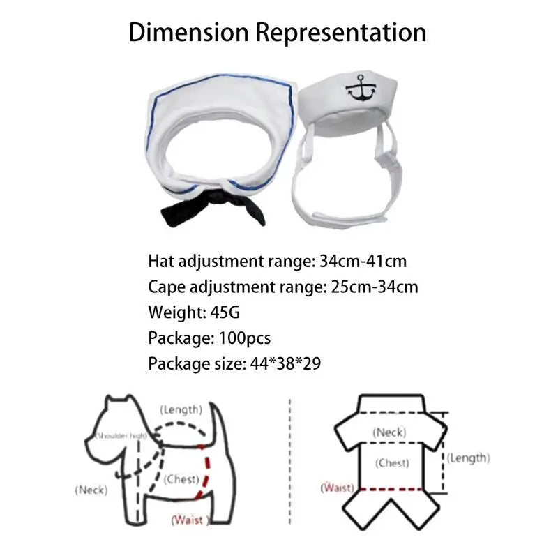 Sailor pet costume
