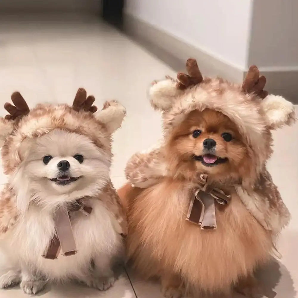 Christmas pets Elk Cloak Costume